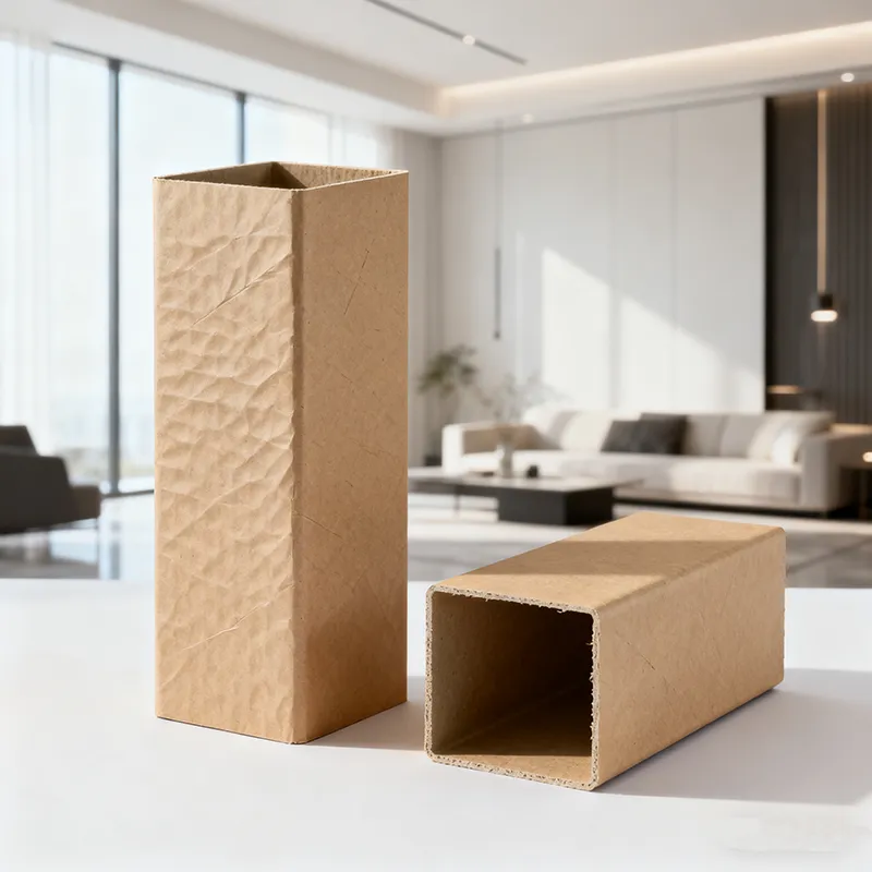 Tuburi pătrate din hârtie ecologică